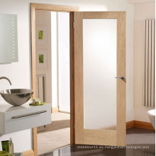 Puerta de baño de madera esmaltada